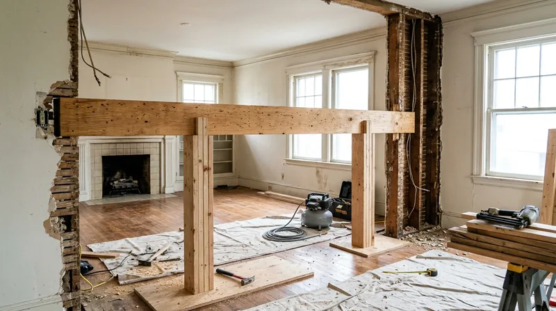 Beam Replacement & Load-Bearing Wall Removal Providence